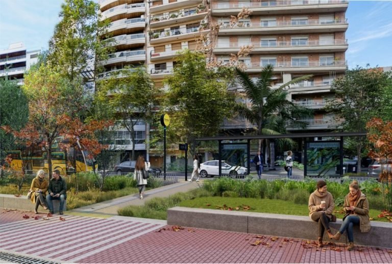 Cambiarán el sentido de varias calles y avenidas de Caballito por las obras del futuro TramBus